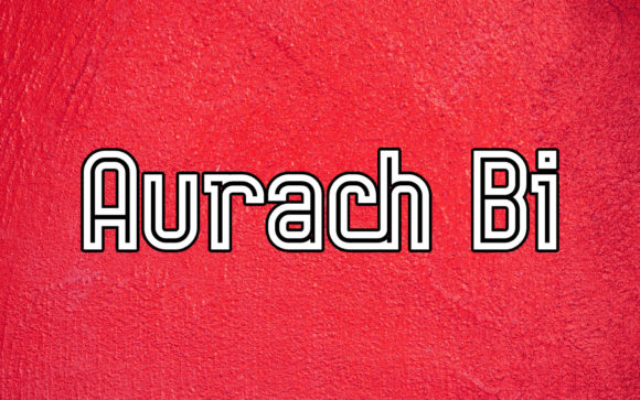 Aurach Bi: A Retro-Modern Typeface for Bold Branding