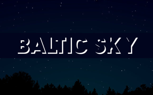 Baltic Sky: Cool Display Font for Modern Design