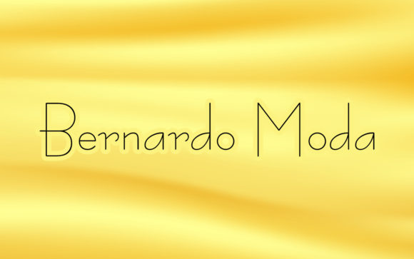 Bernardo Moda: A Creative Script Font for Modern Design