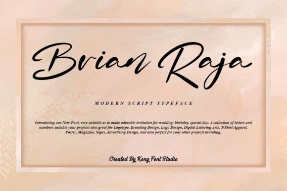 Brian Raja: A Playful Handwritten Font for Creative Design