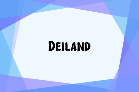 Deiland Font: A Playful Touch for Modern Design Projects