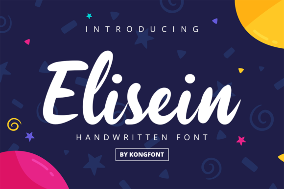 Elisein: A Playful Script Font for Modern Designers