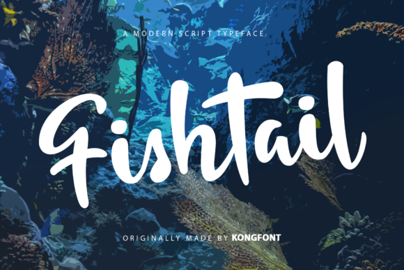 Fishtail: A Modern Script Font for Creative Designers