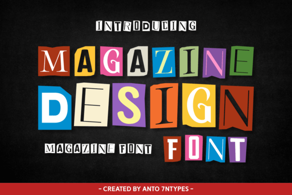 Magazine Design: The Vintage Typeface for Bold Branding