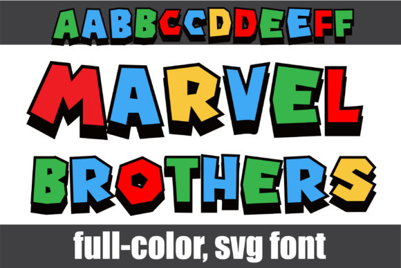 Marvel Brothers: A Bold Font for Vibrant Design Projects