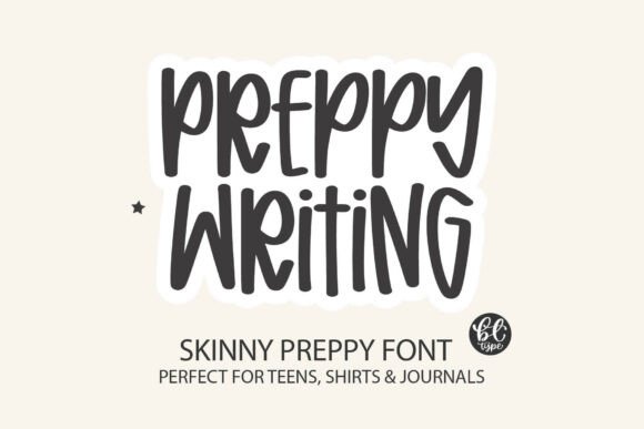 Preppy Writing: The Trendy Font for Modern Design