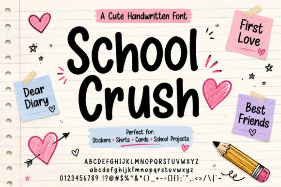 School Crush: A Spirited Font for Playful Design