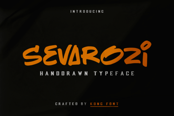 Sevarozi: A Bold Handwritten Font for Creative Projects